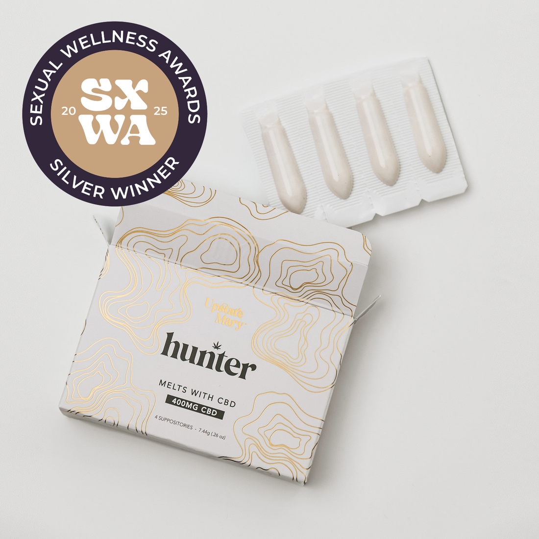 Hunter Intimacy Melts with CBD