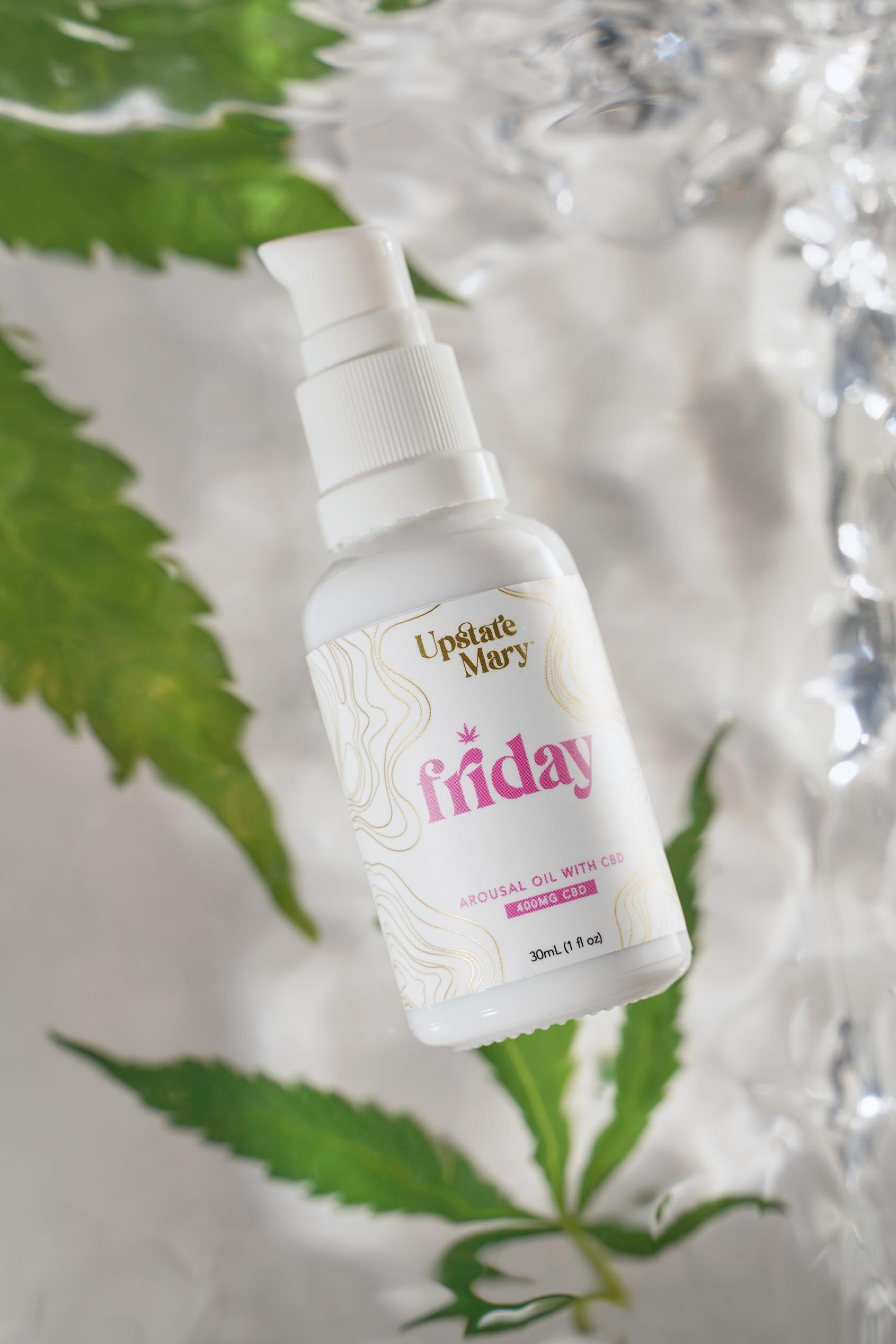 Friday Arousal Oil with CBD in water_hemp 