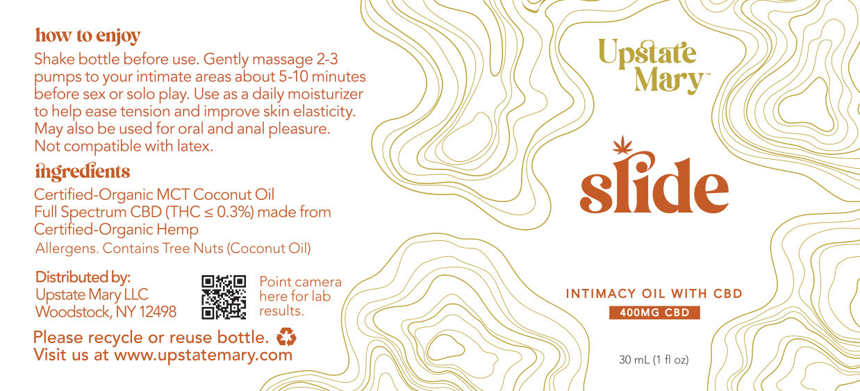 Slide Intimacy Oil with CBD